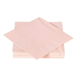 Servetten lichtroze - 33x33 cm - set van 20