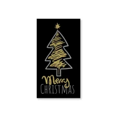 Servetten merry christmas - set van 15 - 33x40 cm