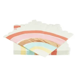 Servetten regenboog - set van 16