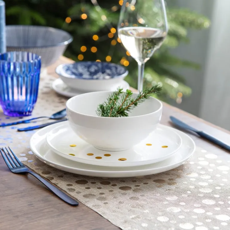 Serviesset - 16 delig - rond - wit - 4 persoons