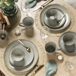 Serviesset Toscane - grijs - 32-delig - 8 persoons