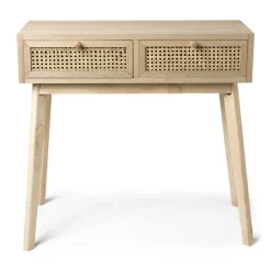 Sidetable Java met laden - bruin - 77.5x80x30 cm