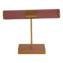 Sieradenrek - roze - 14.5x14.5x7 cm