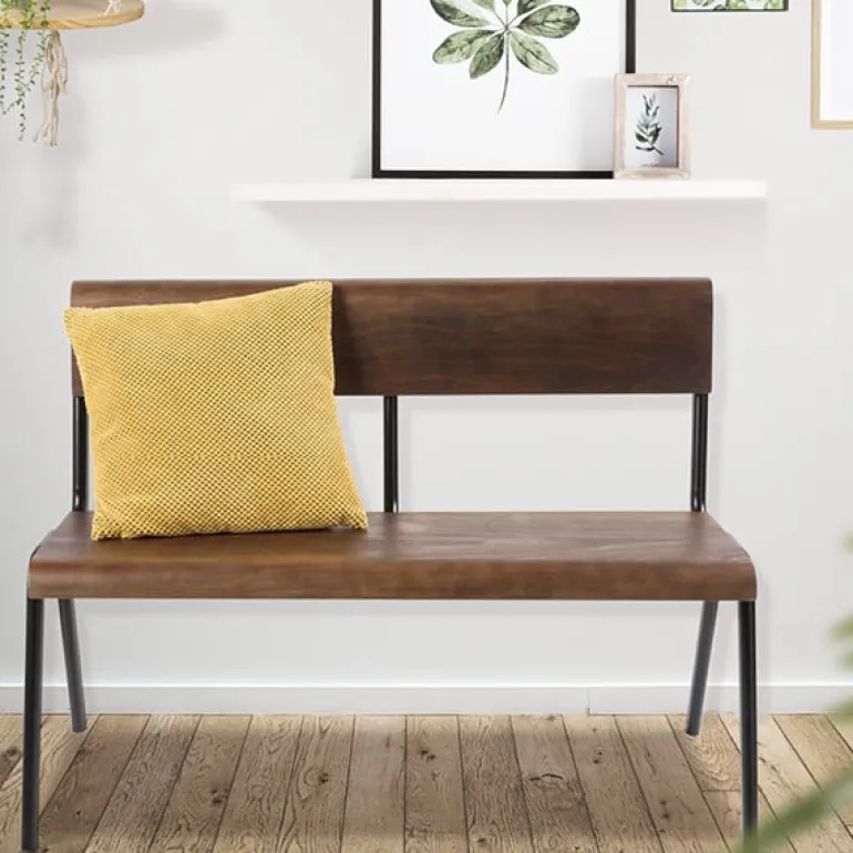 Sierkussen blokje - okergeel - 45x45 cm