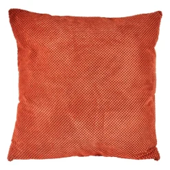 Sierkussen blokje - terra - 60x60 cm