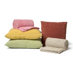 Sierkussen blokje - terra - 60x60 cm