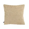 Sierkussen met blokjes - beige - 45x45 cm
