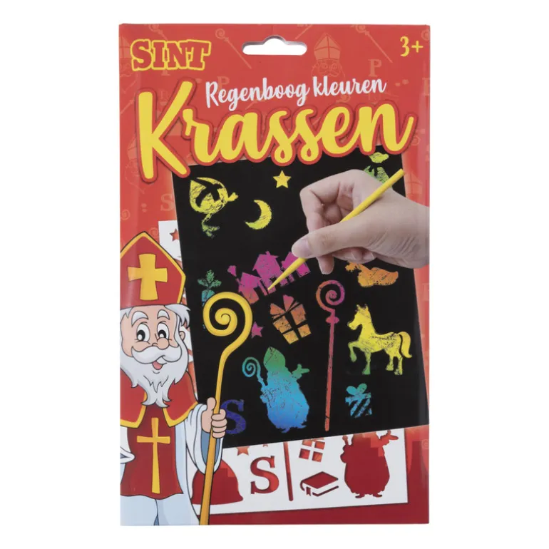 Sint kleurboek regenboog