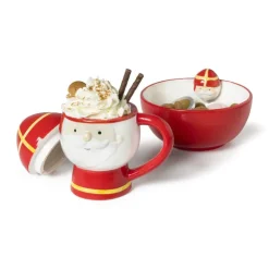 Sinterklaas mok - rood/geel/wit - 300 ml