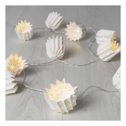 Slinger papier - wit - 175 cm