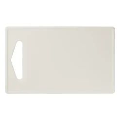 Snijplank kunststof - wit - 16.5x27 cm