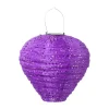 Solar barok lantaarn - paars - ø28x30 cm