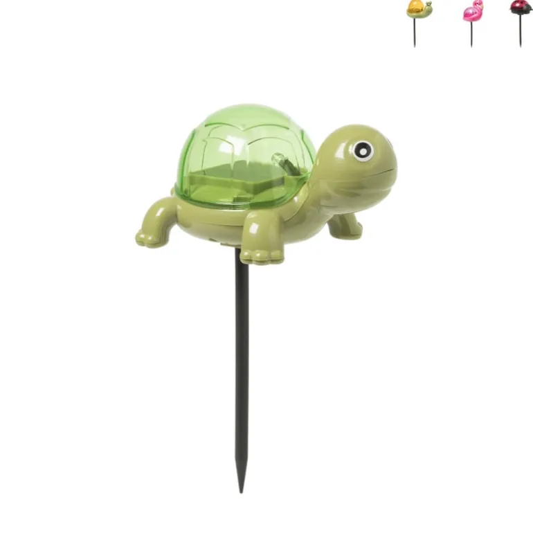 Solar dieren op steker - diverse varianten - 15x10.7x5 cm