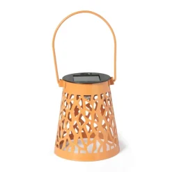 Solar hanglampje - oranje - ø9x10 cm