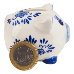 Spaarpot mini varken - delfstblauw