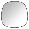 Spiegel basic - zwart - 32.5x32.5 cm
