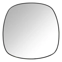 Spiegel basic - zwart - 32.5x32.5 cm