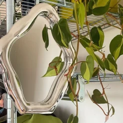 Spiegel golf - zilverkleurig - 25x30 cm