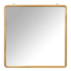 Spiegel Lindt - vierkant - bruin - 60x60 cm