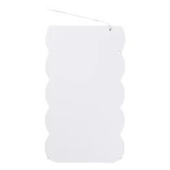 Spiegel met golven LED - geel/roze - 40x23x1.4 cm