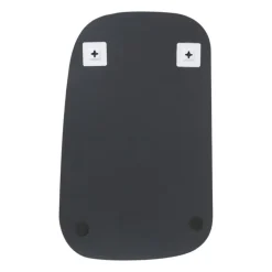 Spiegel organisch - zilverkleurig - 60x37 cm