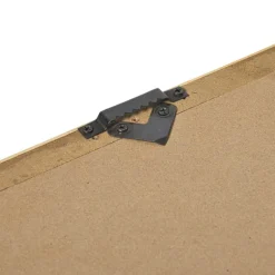 Spiegel rotan vierkant - bruin - 40.5x40.5 cm