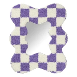 Spiegel Tokio - lila/wit - 30.5x24.5 cm