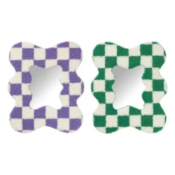 Spiegel Tokio - lila/wit - 30.5x24.5 cm