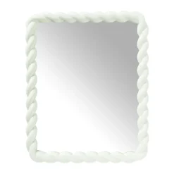 Spiegel twist - groen - 53x43 cm