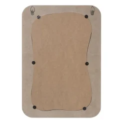 Spiegel wave - wit - 40x28 cm