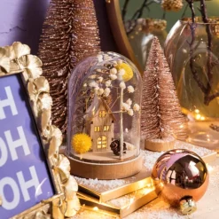 Stolp kerst - droogbloemen