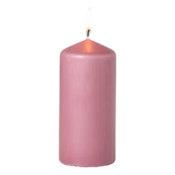 Stompkaars glad - roze - ø6x13 cm