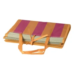 Strandmat XL - bruin/roze - 90x170 cm