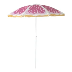 Strandparasol - roze/oranje - ø160x180x180 cm