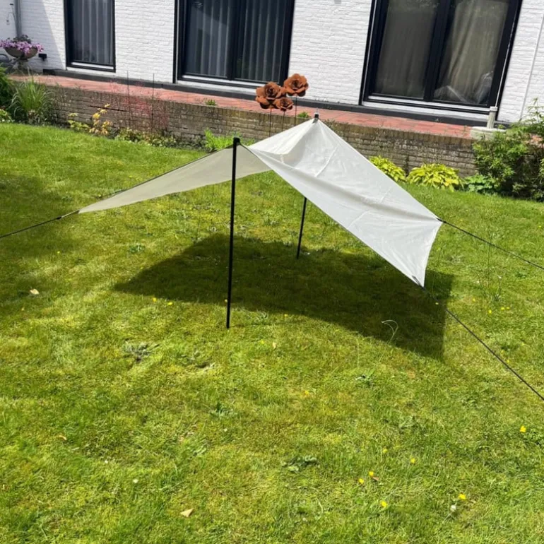 Strandtent/tarp - 220x145x114 cm