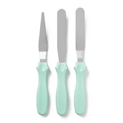 Taartspatel - mint - set van 3