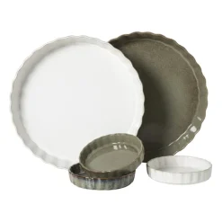 Taartvorm Toscane S - wit - ø12x2.5 cm