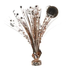 Tafeldecoratie happy birthday - rosé goud - 42 cm