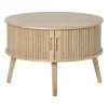 Tafel/kast Uppsala rond - naturel - ø60x40 cm