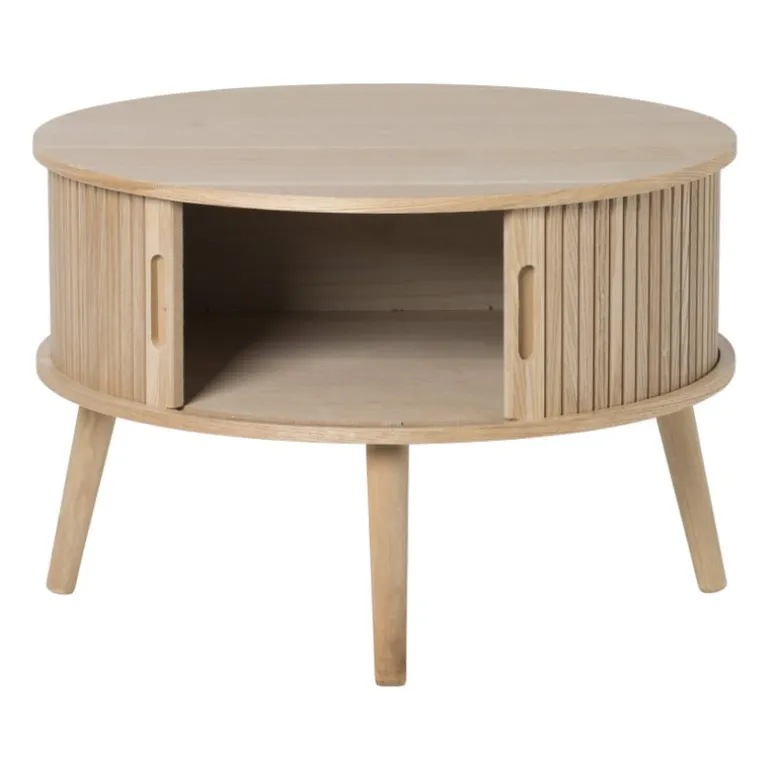 Tafel/kast Uppsala rond - naturel - ø60x40 cm