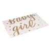 Tafelkleed baby girl - roze/goud - 136x220 cm