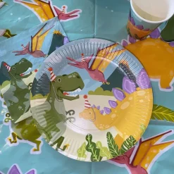 Tafelkleed dino - mulitkleur - 130x180 cm