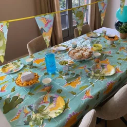 Tafelkleed dino - mulitkleur - 130x180 cm