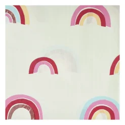Tafelkleed papier - regenboog - 138x220 cm
