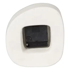 Tafelklok - crème - 15x14x5 cm