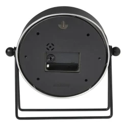 Tafelklok Saar - zwart/wit - ø18.6x6.2 cm