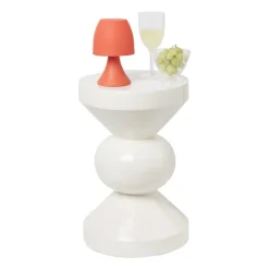 Tafellamp - oranje - ø12.5x19.5 cm