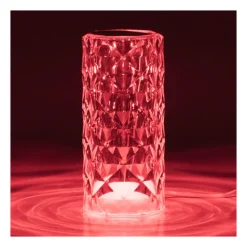 Tafellamp diamant - multikleur - 7x7x15.8 cm