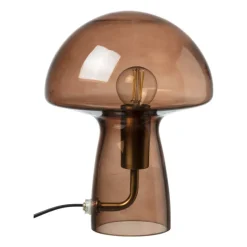 Tafellamp paddenstoel - glas - ø18x25 cm