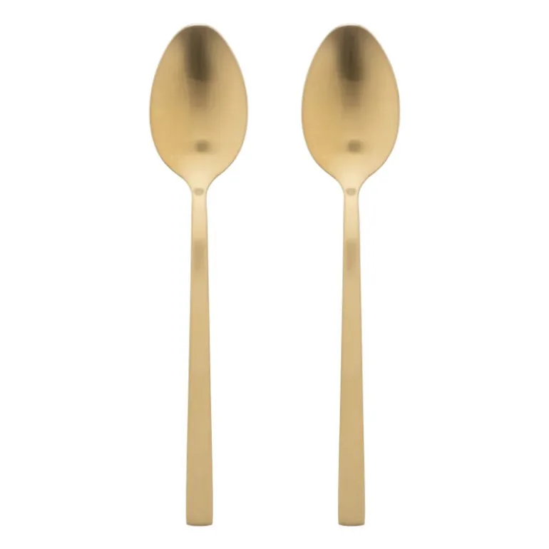 Tafellepels - goudkleurig - set van 2
